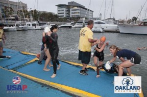 On the right, in blue? She'll just yank your ass out of that water.